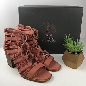 NEW Vince Camuto Kaiann Caged Heels Booties 7.5